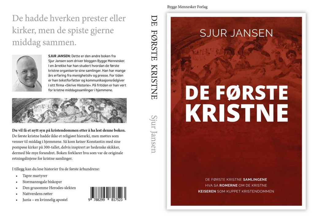 Bokomslag til boken De første kristne skrevet av Sjur Jansen.